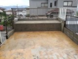 土間　シート剥がし